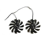 2PCS GFM10012H12SPA 95MM 4PIN GTX1070 1080 Refroidisseur pour GALAXY GTX 1070 1070TI 1080 EXOC SNPR BLANC Ventilateur de Carte Graphique - Type GFM10012H12SPA