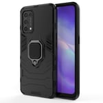 Alamo Ultra Armor Case for OPPO Find X3 Lite, TPU+PC Shockproof Cover with Ring Kickstand - Black