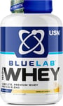 USN Blue Lab Whey Protein Powder: Vanilla - Whey Protein 2Kg - Post-Workout - Wh