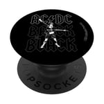 AC/DC Back in Black Angus Young Photo par Michael Putland PopSockets PopGrip Adhésif