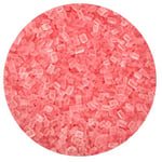 decorate! - Sparkling Sugar - Pink Cake Topper Sprinkles - 500g Edible Sugar Crystal Cupcake Decorations - Party Sprinkles, For Valentine's Day and Romance Themed Cakes and Bakes