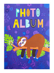 Grupo Erik Sloth Photo Album | 6x4 Photo Album - 10x15 cm | Family Photo Album 36 Pockets | Friend Gifts | Photo Books For Memories | Photo Album Slip In | Sloth Gifts