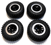 Traxxas Slash 2wd XL-5 VXL Short Course Wheels & Tyres BF Goodrich 12mm Hex