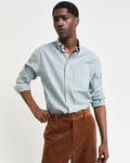 GANT - Regular fit stripet archive oxford skjorte til herre dried forest