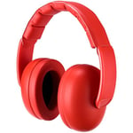 ProCase Baby Ear Muffs, Noise Reduction Headphones for Babies Infant Toddler up to 36 Months, Hearing Protection Earmuffs for Sleep Travel -Red