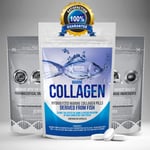 Hydrolyzed Fish COLLAGEN MARINE Tablets Skin Anti Ageing Tissue Joints 30 Pills