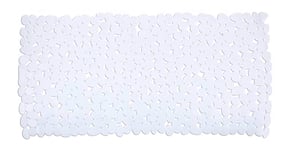 WENKO Tapis de Baignoire Paradise Blanc antidérapant, ventouses Blanc