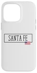 Coque pour iPhone 14 Pro Max Santa Fe City, États-Unis, drapeau, État, voyages, États-Unis, Amérique, femmes, hommes