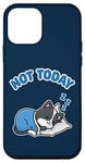 iPhone 12 mini Not Today Cute Kawaii Cat Sleeping Official Sleep Outfit Case