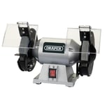 Draper 250W 6" 150Mm Twin Bench Grinder Sander Polisher Machine 66804