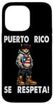 iPhone 14 Pro Max Puerto Rico Se Respeta Hood Cat PR Flag Boricua Protest Case