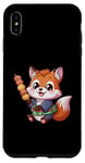 Coque pour iPhone XS Max Renard kawaii avec Hanami Dango