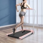 Treadmills Tapis de course pliable pour la maison 500 W Écran LED – Tapis de marche ultra plat sous le bureau – Robuste et durable – 0,8-10 km/h –