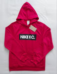 Nike Hoodie Mens Medium Pink Dri-Fit Lightweight Kangaroo Pocket Casual Training