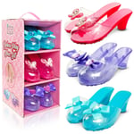 Little Fairy Princess Girls Deluxe Dress Up Jelly Play Shoes - Fancy Set of 3