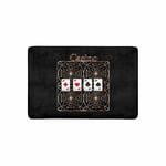 Casino Aces Spelkort Poker Kort Dörrmatta Matta Heminredning Golvmatta Badmatta 40x60 Cm