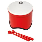 TOCA World Percussion Freestyle 2 Tom Tom (optimal drum for drum circles, schools & kindergartens, made of robust synthetic material, diameter: 9.5", height: 8"), Red