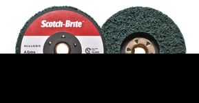 Scotch-brite™ clean & strip xt pro extra cut sliperondell, 178 mm x 22 mm , a xcrs, grønn