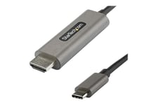 StarTech.com 13ft (4m) USB C to HDMI Cable 4K 60Hz with HDR10, Ultra HD USB Type-C to 4K HDMI 2.0b Video Adapter Cable, USB-C to HDMI HDR Monitor/Display Converter, DP 1.4 Alt Mode HBR3 - Thunderbolt 3 Compatible (CDP2HDMM4MH) - adapterkabel - HDMI / USB