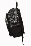 Black Gothic Emo Punk Rockabilly Floral Mexican Skull Collins Backpack BANNED