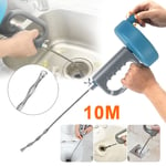 Pipe Drain Unblocker Tool Sink Blockage Remover Cleaner Toilet Snake Drain Auger