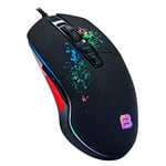 BigBuy Home Souris Gaming Blackfire BFX-195 RGB LED Noire