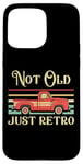 Coque pour iPhone 15 Pro Max Not Old Just Retro – Voiture classique rouge vintage Pickup Truck