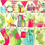 FESTIVE SPECIALS Noel Christmas paper napkins traditional english 20 in pack