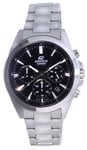 Casio EDIFICE Chronograph Analog Stainless Steel EFV-630D-1AV 100M Mens Watch