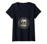 Womens Nice Elephant in the Room Costume for Adults and Kids V-Neck T-Shirt