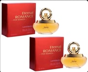 2 x Eternal Romance Women's perfume Eau De Parfum Ladies Fragrance New EDP 100ml