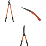 Bahco - Kit cisaille P59-25-F, ébrancheur P140-F et scie arboricole PG72