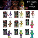 Five Nights at Freddy's Springtrap Set med 9 ledade actionfigurer Jst. Style D Freddy