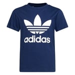 adidas Originals T-shirt Trefoil - Navy, storlek 110 cm