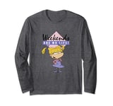 Rugrats Angelica Weekends Are My Life Sassy Long Sleeve T-Shirt