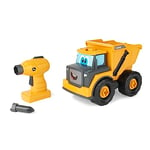 John Deere Kids Je construis Mon Camion Benne - Camion agricole démontable 13 pièces avec visseuse électronique - Jeux de Construction et d’Assemblage Steam et STEM – Jouet Bébé +18 Mois