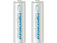 Esperanza Eza103w - 5901299922521 Esperanza Eza103w - Ni-Mh Aa 2000Mah Rechargeable Batteries -2 Packs - White