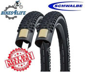 2 Schwalbe Rapid Rob 29 x 2.25 Performance Cycle Tyres NEXT DAY