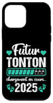 Coque pour iPhone 12 mini Futur Tonton 2025 Humour Annonce Naissance Grossesse Cadeau