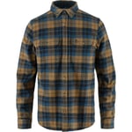 Fjällräven Fjällräven Singi Heavy Flannel Shirt M - Dark Navy-buckwheat Brown - Herr - XXL- Naturkompaniet