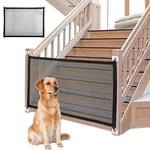 Retractable Mesh Dog Gate Pet Safety Barrier Isolation Guard Fence Indoor Stair