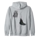 Abraham, God and Two Angels by Gustave Dore (1852) Zip Hoodie