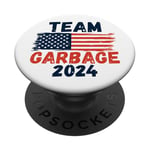 Trump We did It Team Garbage Trump Won Again Elections 2024 PopSockets Adhesive PopGrip