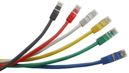 Cat5e Shielded 5m Red RJ45 Ethernet Cable Patch Leads - ce