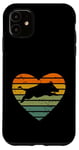 iPhone 11 I Love Wild Boars Retro Heart Hunter Boar Case