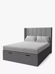 Koti Home Adur Upholstered Ottoman Storage Bed, King Size