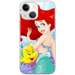 ERT GROUP Coque de téléphone Portable pour Iphone 13 Mini Original et sous Licence Officielle Disney Motif Ariel and Flounder 001 Parfaitement adapté à la Forme du téléphone Portable, Coque en TPU