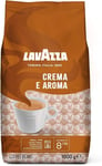 Lavazza Crema e Aroma, Arabica and Robusta Medium 1 kg (Pack of 1)