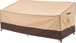 Housse Pour Canapé De Jardin Imperméable, Résistante Aux Uv, Housse Pour Bancs 3 Places, Protection Pour Canapés Extérieurs, Protection Contre La Neige En Hiver, 208x99x61/89cm