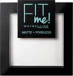 Maybelline Fit Me Matte and Poreless Powder, 9 g (Pack of 1), Translucent 